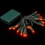 Red LED Battery Operated Christmas Lights