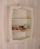 NOSTALGIE WANDREGAL SHABBY WEISS VINTAGE RETRO ANTIK PALAZZO EXCLUSIV