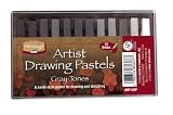 Alvin ADP12GP Graytone Heritage Artist Drawing Pastel - Set of 12