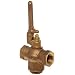 Kingston 305A Series Brass Quick Opening Flow Control Valve, Pull Lever, 1" NPT Female