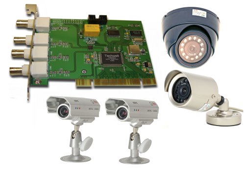 Childrens Toyshop  Photo : Q-See 4 Channel PCI DVR Card with 4 Color CMOS Camera Kits