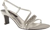 Nina Women's Gerine Slingback Sandal,Silver Glimmer,8 M US