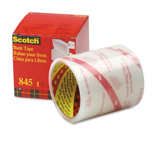 Scotch Products - Scotch - Book Repair Tape, 4 x 15 yards, 3 Core - Sold As 1 Roll - Durable, conformable, crystal clear tape. - Excellent for repairing, reinforcing, protecting and covering bound edges and surfaces. Wont dry out or crac
