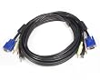 StarTech.com 4- Inch-1 USB VGA KVM Cable with Audio and Microphone (USBVGA4N1A10)