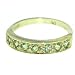 9ct Yellow Gold Ladies Peridot Eternity Ring - Free Delivery - Finger Sizes L to Z Available
