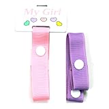 BABY KING- MY GIRL Pacifier Holder - purple pink,... by Baby King