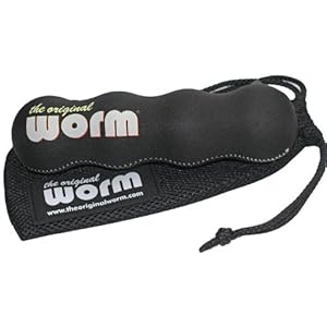 The Original Worm 7.0-Massaging Body Roller- Black Large
