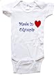 MADE IN OLYMPIA - OLYMPIA BABY - City Series - White, Blue or Pink Onesie / Baby T-shirt