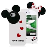 iPhone 4 Minnie Mouse Silicone Case - White