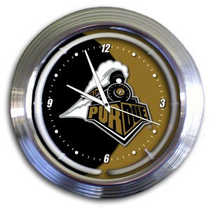 Purdue Boilermakers Varsity Neon Clock