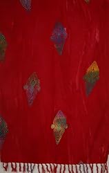 Half Sarong - Goddesses on Red