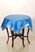 Turquoise Sari Table linen /table cloth / Topper - Custom Made