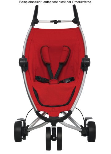 Imagen 4 de Quinny 65606130 Zapp Black Line - Silla de paseo con cesto de la compra, capota, protector para la lluvia, pinza para sombrilla y adaptador para capazo (3 ruedas), armazón y asiento color negro