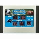 Carolina Panthers Scoreboard Desk & Alarm Clock