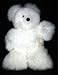 Soft Cuddly Baby Alpaca Fur Stuffed Hand Made Panda Teddy Bear 13 Inch Size ATB_WHITE13_044