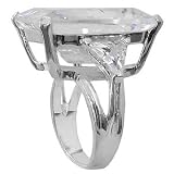Emitations Scarlett's CZ Engagement Ring, 8, 1 ea