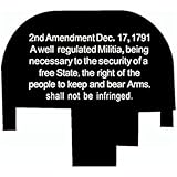 2nd Amendment design Rear Slide Cover Plate for Smith & Wesson S&W M&P full size & compact pistol, by Fixxxer LLC