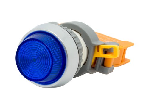 Alpinetech PLN-22A Blue 22mm 120V AC/DC LED Pilot Panel Indicator Light