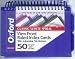 ESSELTE INDEX CARDS 3X5 SPIRAL W POLY COVERAND DIVIDERS
