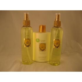 Victoria's Secret Garden Midnight Mimosa Gift Set including Body Splash (TWO bottles) and Body Lotion