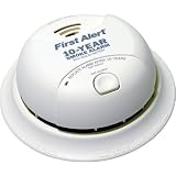SA340B, First Alert 10 Year Lithium Battery Powered, Smoke Alarm with Silence Feature