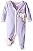 The Children's Place Baby-Girls Cat Sleep and Play, Purple Ribbon, 3-6 Months