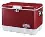Coleman 54-Quart Steel-Belted Cooler, Red