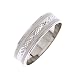 .925 Sterling Silver Diamond-Cut Unisex Wedding Band
