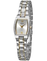 Seiko Womens SUJE81 Diamond Two-Tone Watch