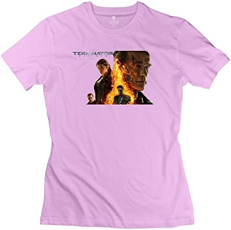 TIANYI Create Women's Terminator 5 T Shirt SizeXXL ColorPink