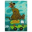 Warner Bros Scooby Doo twin blanket - Mystery Dreams Royal Plush Throw