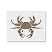 Crab Stencil Template - Reusable Stencil with Multiple Sizes Available
