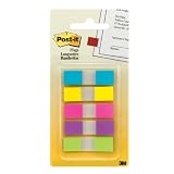 Post-it Flags with On-the-Go Dispenser, Assorted Bright Colors, 1/2-Inch Wide, 100/Dispenser, 1-Dispenser/Pack ~ Post-It