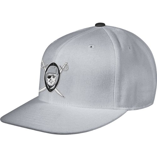 Mitchell & Ness Oakland Raiders Throwback Fitted Hat 8 1/4