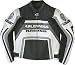 ARLEN NESS LJ-5083-AN Lederjacke, schwarz/silber/weiss Gr.54
