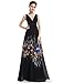 Ever Pretty Floral Printed Sleeveless V Neck Maxi Dress 08724