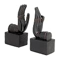 Lotus Hand Bookends Set of 2