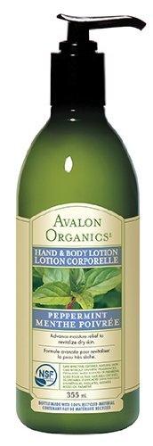 Avalon Organics Hand and Body Lotion Peppermint - 12 fl oz - pack of 1