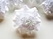 (24) Silk White Roses Flower Head - 1.75