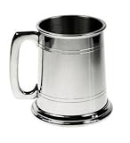 from County Engraving Personalised Pint Pewter Tankard Double Line Engraved Free
