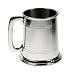 Personalised Pint Pewter Tankard Double Line Engraved