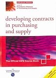 Developing contracts in purchasing and supply