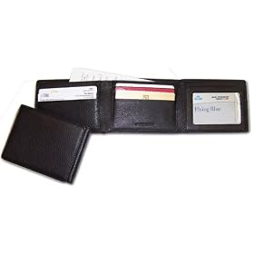 Perry Ellis Portfolio Leather Wallet in Gift Box