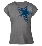 Dallas Cowboys Women's Rising Star Grey Tri Blend T-Shirt