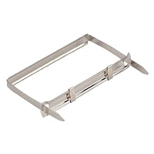 Officemate Prong Paper Fasteners, 3 inch Capacity, 8.5 inch Base,  Box of 50 Complete Sets,  (99856)