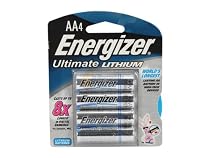 Energizer L91BP-4 AA Lithium Batteries (4-Pack)