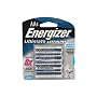 Energizer L91BP-4 AA Lithium Batteries (4-Pack)