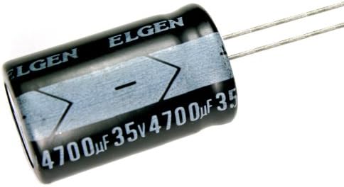 2pcs Elgen 4700uF 35v 85c Radial Electrolytic Capacitor 22mm X 36mm