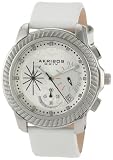 Akribos XXIV Women's AKR438W Ultimate Collection Diamond Chronograph Strap Watch