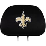 New Orleans Saints 2-pack Auto Head Rest Covers Cover NFL Football PRO